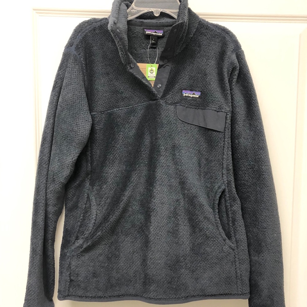 Patagonia half snap smother blue pullover